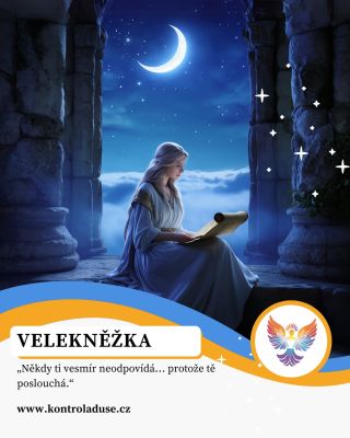 „Někdy ti vesmír neodpovídá… protože tě poslouchá.“ Jsou chvíle, kdy se ptáš. Karty vykládáš. Medituješ, prosíš, díváš se...